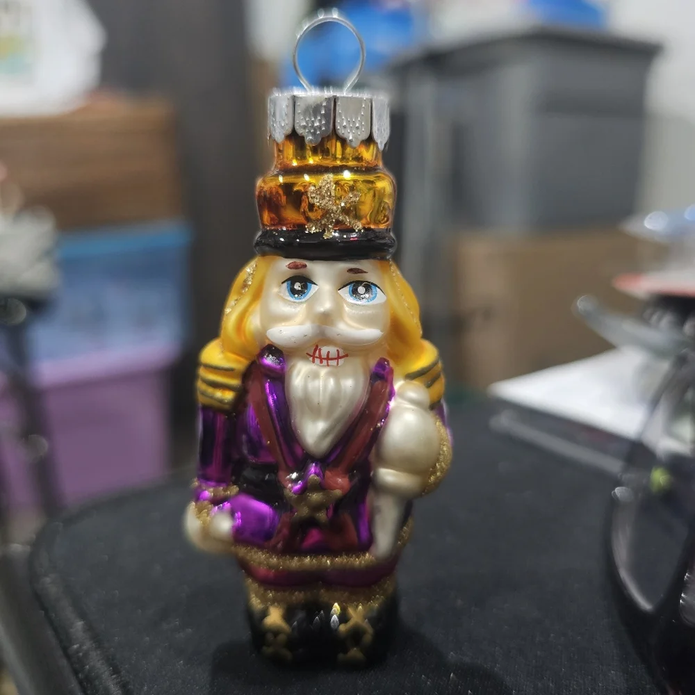 Nutcracker Ornament Vintage Rauch  Glass, Makers of Christopher Radko Christmas